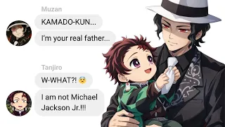 if tanjiro is son of muzan demon slayer text story
