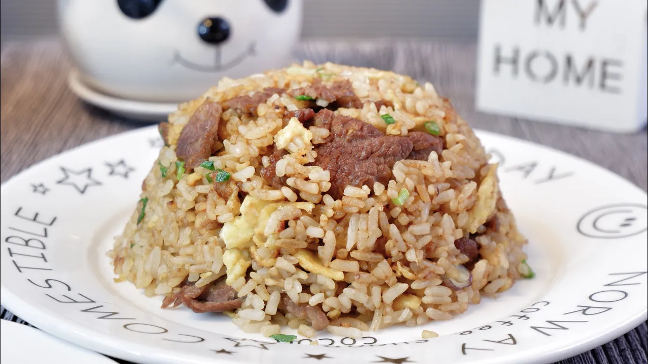 Fast & Delicious Chinese Fried Rice w/ Beef  Stir Fry Meals   Super Easy One Pot Recipe