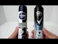 Sure Men Invisible Ice 48hr Deodorant VS. Nivea Men Invisible 48hr for Black \u0026 White + No Yellowing!