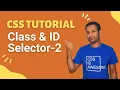 css full course bangla tutorial 6 More on class and id