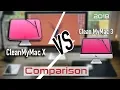 Side by side Comparisons CleanMyMac X Vs CleanMyMac 3
