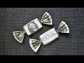 Cool MONEY CANDY Dollar Origami for Birt ay Tutorial DIY by NProkuda