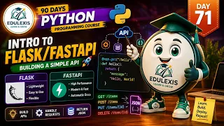 Day 71 Python API Development Flask FastAPI Explained Edulexis