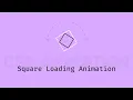 Square loading animation CSS only