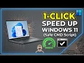 Speed Up Windows 11 in 1-Click Safe CMD Performance Script