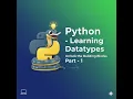 Python Full Course 2025-2026 in Hindi Lecture 3 Python - Learning Datatypes Part