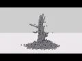 Physics simulation in blender using python script