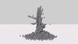 Physics simulation in blender using python script