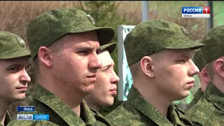 Первая команда омских новобранцев отправилась в войсковые части Росгвардии