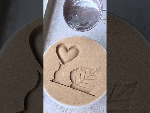 Viral sand Casting beautiful #amazing #satisfying #artandcraft #post #silver #diy