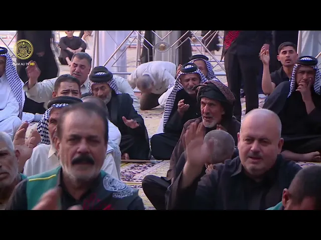 ⁣موكب خدم العتبة العلوية المقدسة يحيي شهادة فاطمة الزهراء (عليها السلام) 1447 هـ