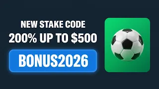 Stake Promo Code "BONUS2026" — $500 Match Bonus + Rakeback & VIP Access