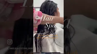Get hair spa and hair massage for your relaxation - angel beauty salon Bangalore 9066301863