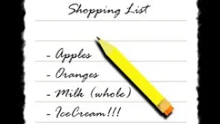 Simple shopping list in HTML using Free JavaScript Editor