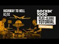 Drum Tutorial - Highway to Hell Rockin 1000 Play-Along