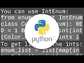 How to get all values from python enum class