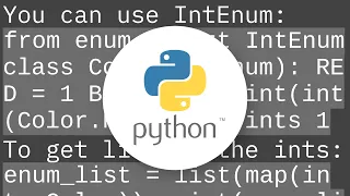 How to get all values from python enum class