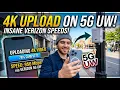 Uploading 4K over Verizon 5G UW millimeter wave