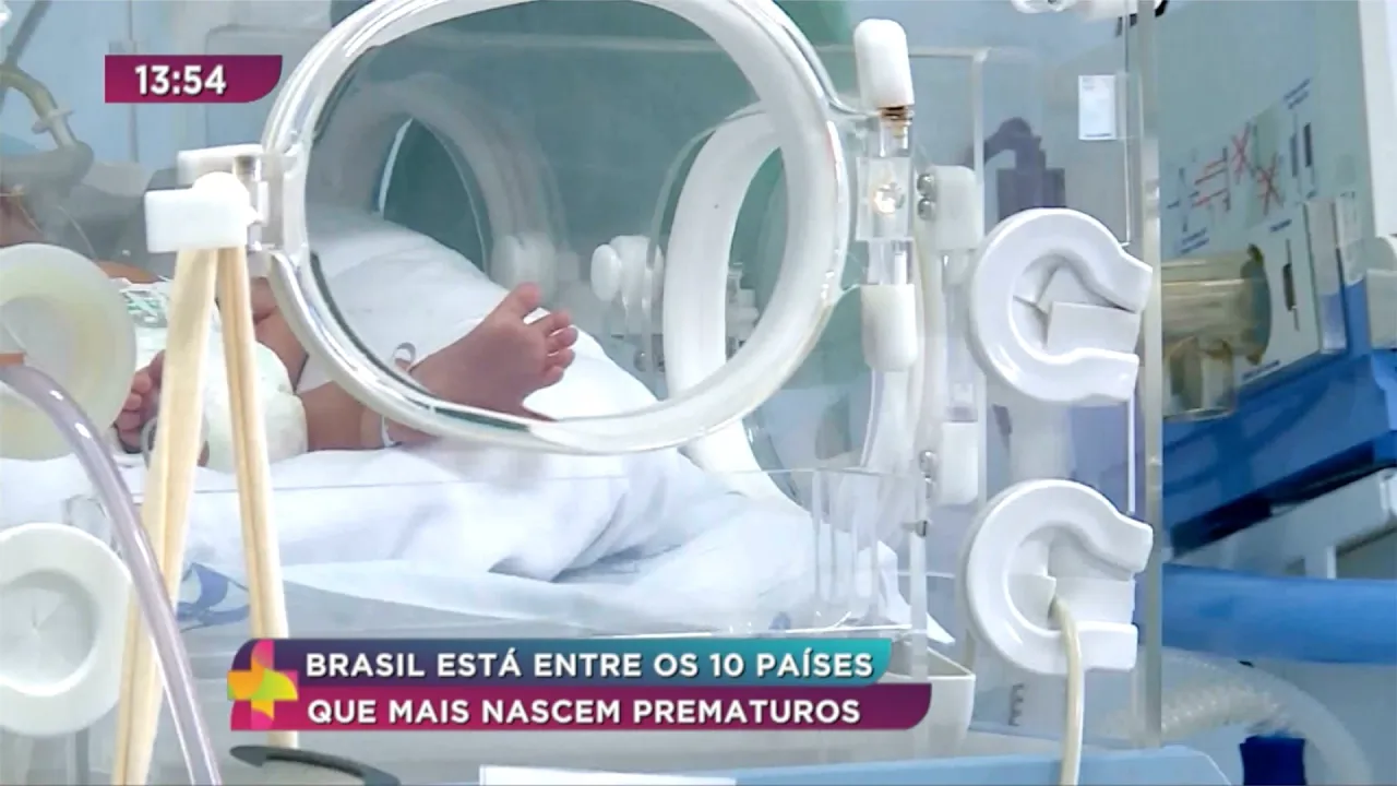 Brasil está entre os 10 países que mais nascem bebês prematuros
