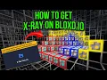 HOW TO GET X-RAY ON BLOXD IO 2026