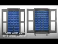 Clear View Bin Storage Cabinets