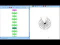 Turtle Graphics Circular Petal Design