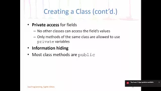 Java Programming 1 - Chapter 3 Lecture Part 2