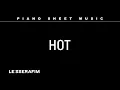 Download Lagu PIANO SHEET MUSIC : LE SSERAFIM (르세라핌) ‘HOT’
