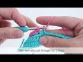 Crochet Invisible Decrease left handed