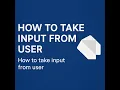 Dart Tutorial 8 How to Take Input from User in Dart stdin readLineSync Explained