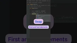 python program to swap first and last elements of a list