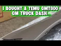 99-07 GM Truck Temu Dash Install Review - GMT800