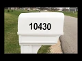 How to install Mailbox Numbers Perfect Vinyl Studio