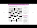 Solving the WaPo Crossword in 2 42 New Monday PR