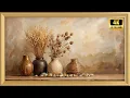 Boho Style Interior Decoration Cozy Warm Tone Wall Art for Frame TV 8 Hours 4K