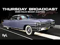 FYI Thursday Broadcast Replay Barrett-Jackson 2026 Palm Beach Auction Thursday April 16