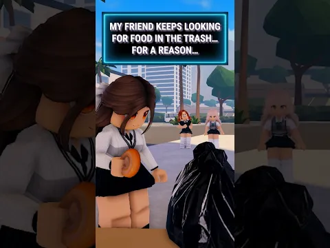 MY FRIEND KEEPS LOOKING FOR FOOD IN THE TRASH… FOR A REASON…🫣🫣🫣#roblox #shorts #berry