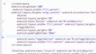 Android Application Development Tutorial 24 XML Padding and Setting Toggle to On