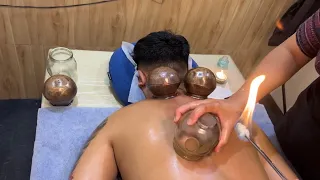 ASMR Tibetan Therapeutic Massage Tibetan Cupping Therapy