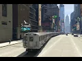 GTA V Liberty City - Train on Road Destruction