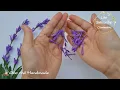 How to make Lavender flowers from crepe paper / Paper Flower / Góc nhỏ Handmade