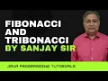 Fibonacci series tribonacci Looping ICSE CLASS 9 CLASS 10