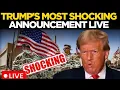 Lagu Donald Trump LIVE | US President Drops Major EMERGENCY Declaration; BIG Announcement | US News LIVE