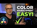 Resolve Color Management EASY - BEGINNERS in under 15 minutes