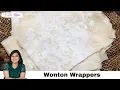 Homemade Wonton Wrappers Recipe Wonton Skin