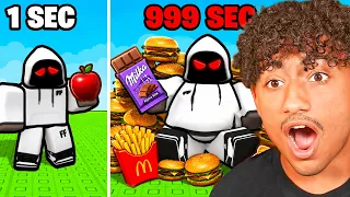 Roblox But Every Second You Get FATTER!!