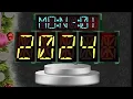 BCG 2 024 Seconds Countdown Happy New Year 2024 LED 14 Segment Remix The Giana Sisters Snow Boss