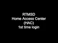 HAC Student First-Time Login