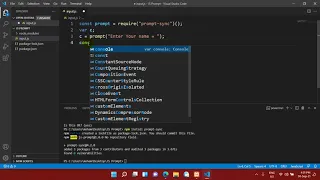 How to Take Input in JavaScript using Visual Code How to Run JavaScript in Visual Studio Code
