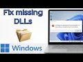 How to Fix Missing DLL Files on Windows 11
